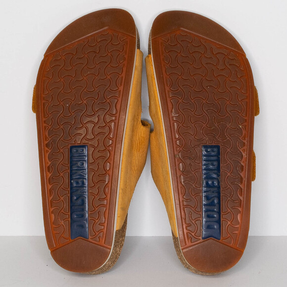 Birkenstock Women's Arizona Sandals Nubuck Big Buckle Comfort Slides 38 7 7.5 AR - Picture 6 of 7